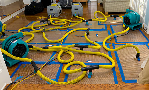 Professional Crawl Space Water Removal technician working in Nordheim, TX